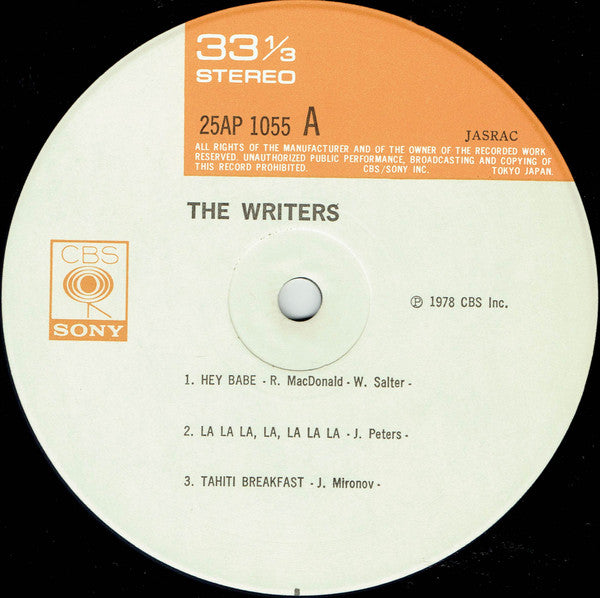 The Writers (2) - The Writers (LP, Album)