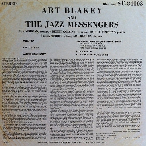 Art Blakey & The Jazz Messengers - Art Blakey And The Jazz Messenge...