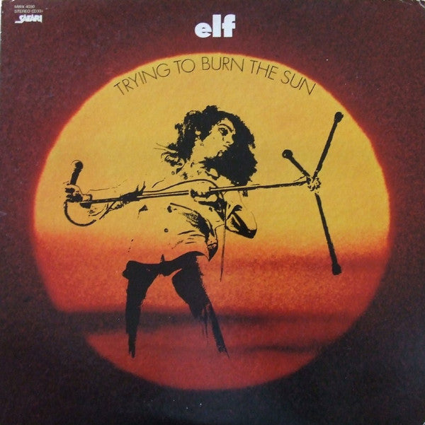 ELF (3) - Trying To Burn The Sun (LP, Album, RE)