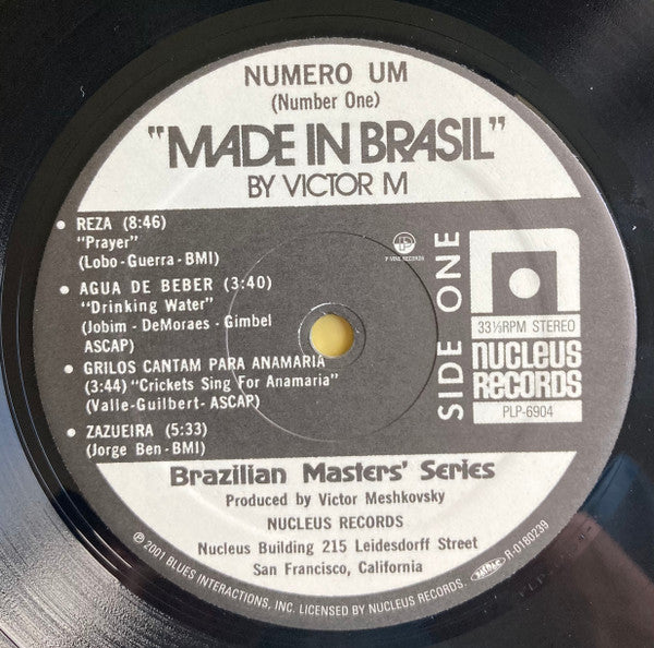 Made In Brasil (2) - By Victor M - Numero Um (LP, Album, RE)