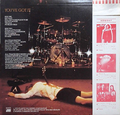 AC/DC - If You Want Blood You've Got It (LP, Album)