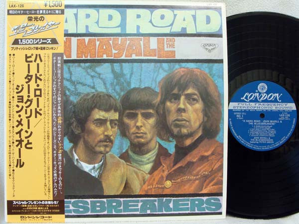 John Mayall And The Bluesbreakers* - A Hard Road (LP, Album)