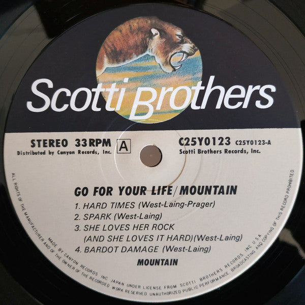 Mountain - Go For Your Life (LP, Album)