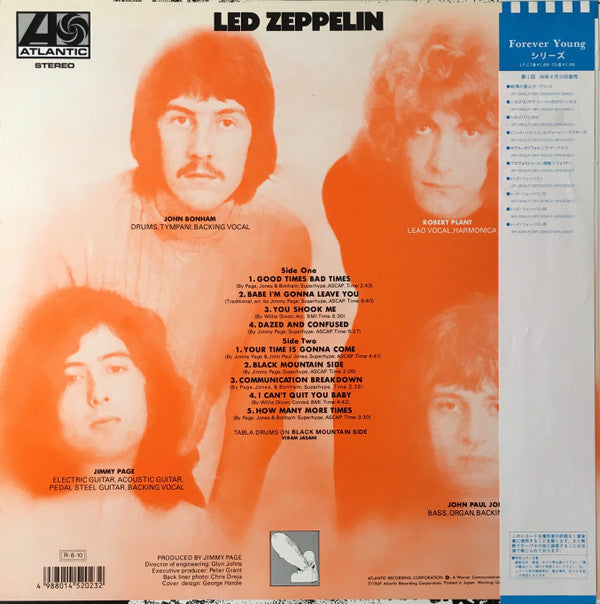 Led Zeppelin - Led Zeppelin (LP, Album, RE)