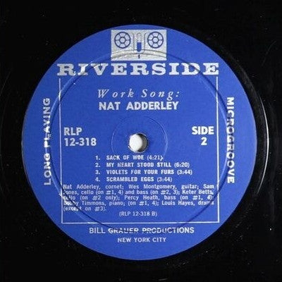 Nat Adderley - Work Song (LP, Album, Mono)