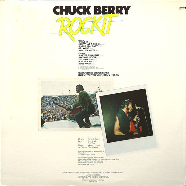 Chuck Berry - Rockit (LP, Album, PR )