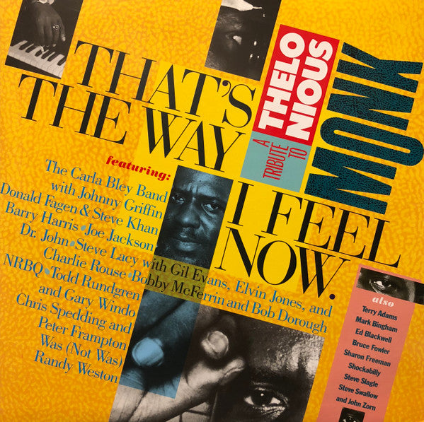 Various - That's The Way I Feel Now - A Tribute To Thelonious Monk ...