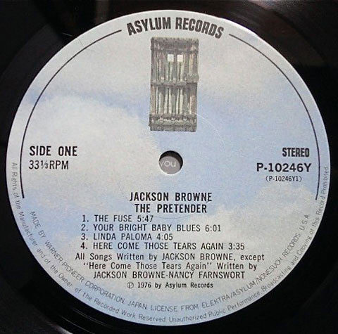 Jackson Browne - The Pretender (LP, Album, emb)