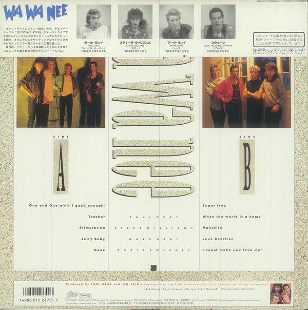 Wa Wa Nee - Wa Wa Nee (LP, Album, Die)