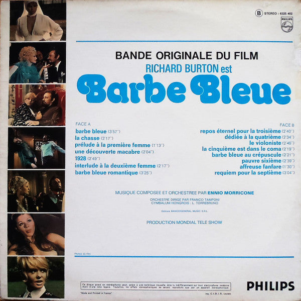 Ennio Morricone - Barbe Bleue (Bande Originale Du Film) (LP, Album)