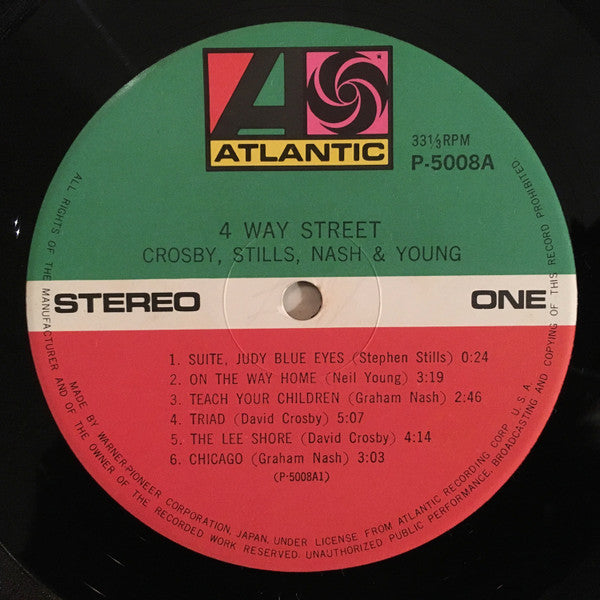 Crosby, Stills, Nash & Young - 4 Way Street (2xLP, Album, RE)