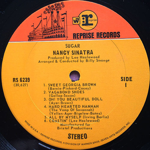 Nancy Sinatra - Sugar (LP, Album, RE)