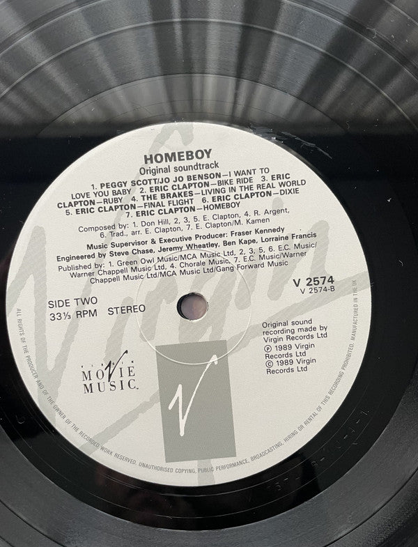 Various - Homeboy - The Original Soundtrack (LP, Comp)