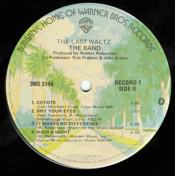The Band - The Last Waltz (3xLP, Album, Jac)
