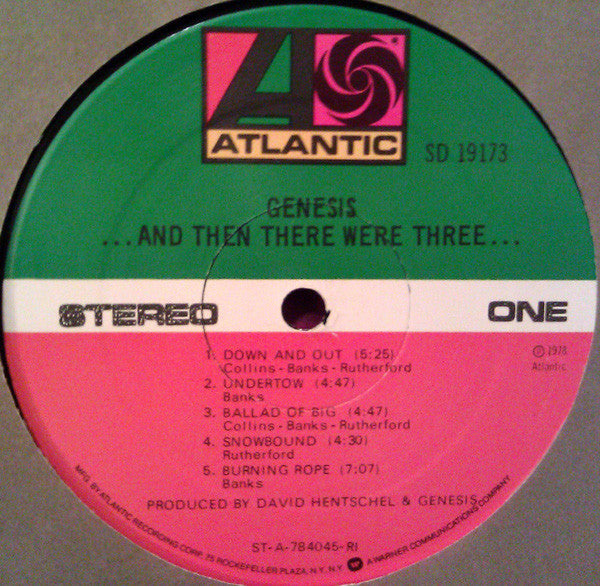 Genesis - ...And Then There Were Three... (LP, Album, PRC)