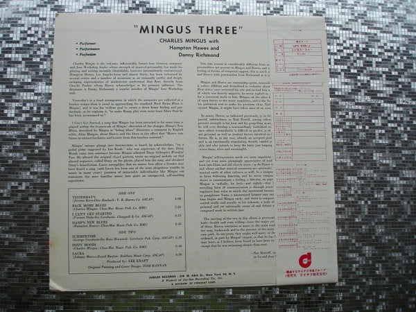 Charles Mingus - Mingus Three(LP, Album, Mono, RE)