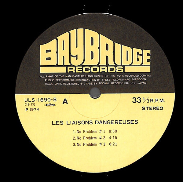 Duke Jordan - Les Liaisons Dangereuses (LP, Album)