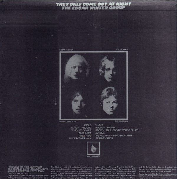 The Edgar Winter Group - They Only Come Out At Night (LP, Album, Quad)
