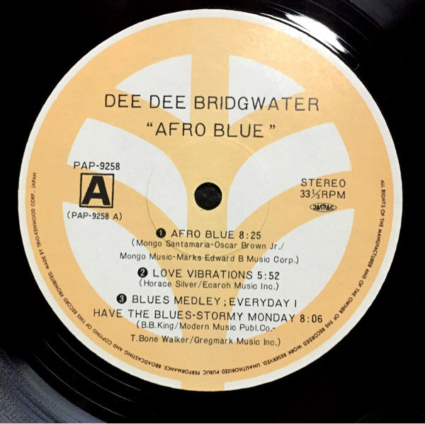 Dee Dee Bridgewater - Afro Blue (LP, Album, RP)