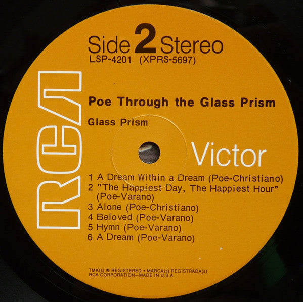 Glass Prism - Poe Through The Glass Prism (LP, Album, Ind)