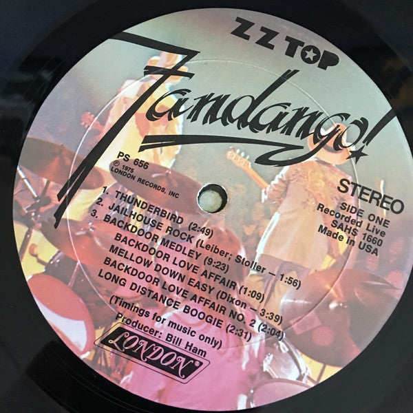 ZZ Top - Fandango! (LP, Album, Wad)