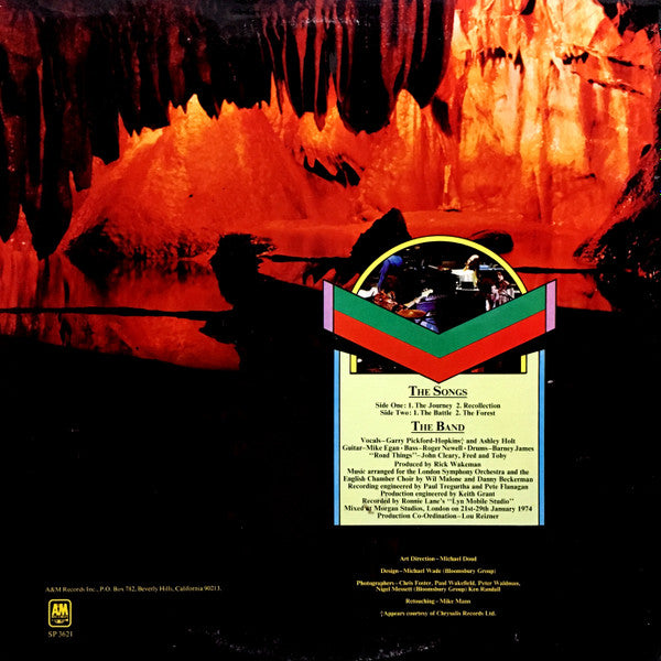 Rick Wakeman - Journey To The Centre Of The Earth (LP, Album, RP, Mon)