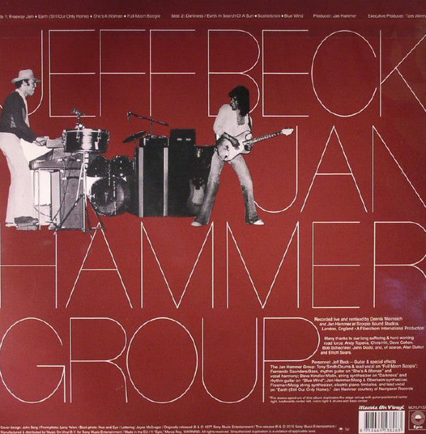 Jeff Beck With The Jan Hammer Group - Live (LP, Album, RE)