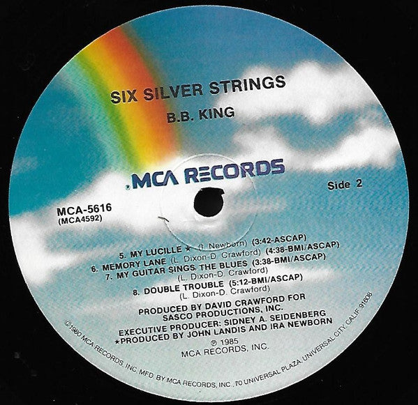 B.B. King - Six Silver Strings (LP, Album)