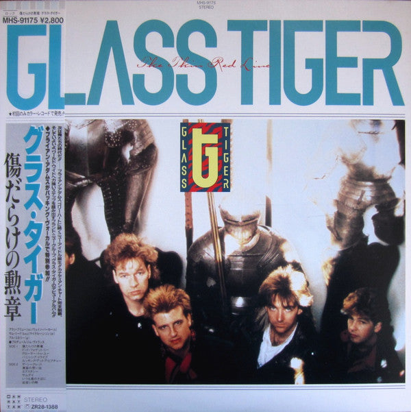 Glass Tiger - The Thin Red Line (LP, Album, Ltd, Cle)