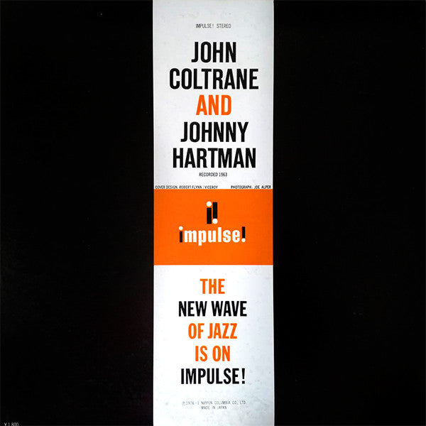 John Coltrane - John Coltrane And Johnny Hartman(LP, Album, RE, Gat)