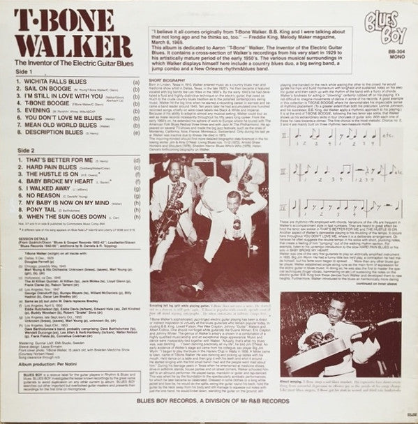 T-Bone Walker - The Inventor Of The Electric Guitar Blues(LP, Comp,...