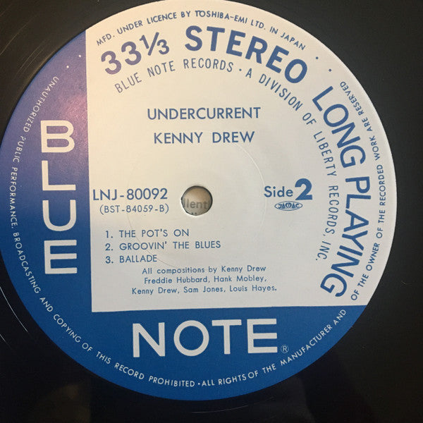 Kenny Drew - Undercurrent (LP, Album, RE)