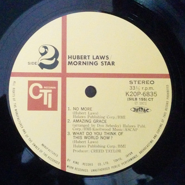 Hubert Laws - Morning Star (LP, Album, RE)