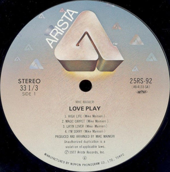 Mike Mainieri - Love Play (LP, Album)
