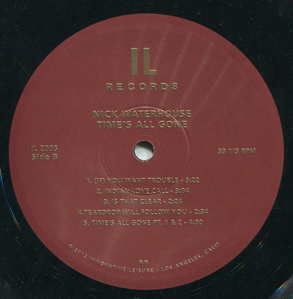 Nick Waterhouse (2) - Time's All Gone (LP, Album)
