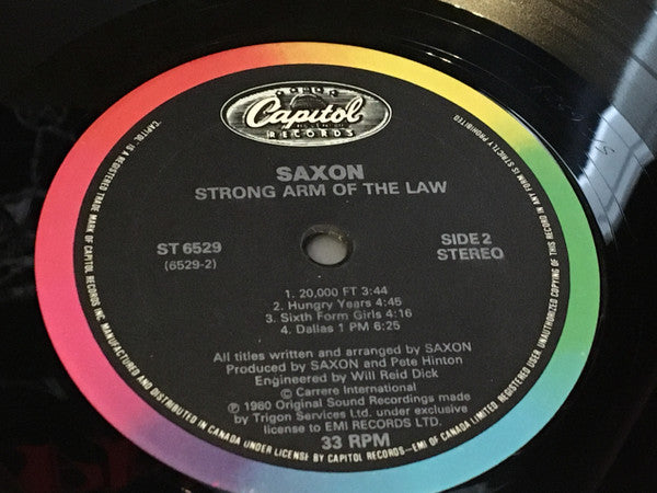 Saxon - Strong Arm Of The Law (LP, Album)