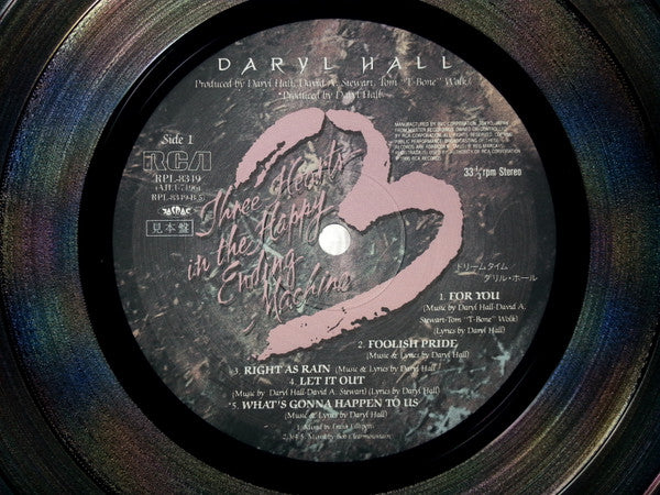 Daryl Hall - Three Hearts In The Happy Ending Machine(LP, Album, Pr...