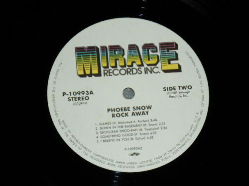 Phoebe Snow - Rock Away (LP, Album)