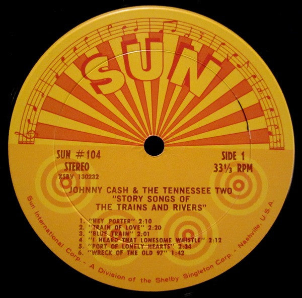 Johnny Cash & The Tennessee Two - Story Songs Of The Trains And Riv...