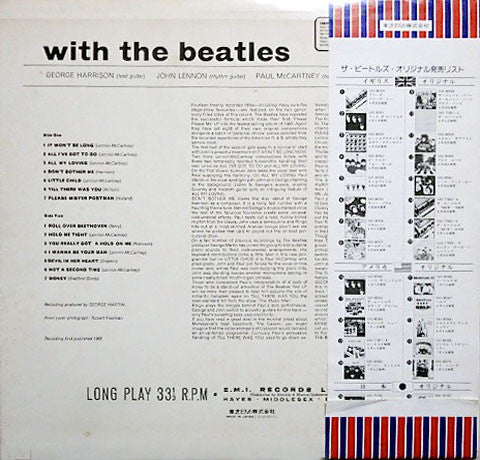 The Beatles - With The Beatles (LP, Album, RE)