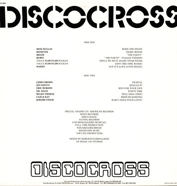 Various - Discocross (12"", Comp, Mixed)