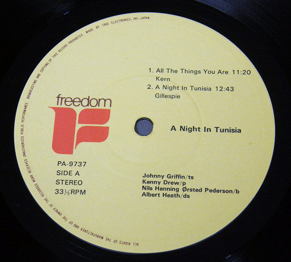 Johnny Griffin - A Night In Tunisia (LP, Album)