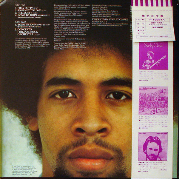 Stanley Clarke - Journey To Love (LP, Album)