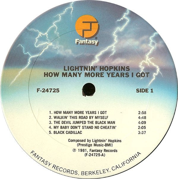 Lightnin' Hopkins - How Many More Years I Got (2xLP, Comp)