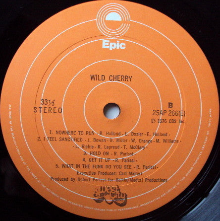 Wild Cherry - Wild Cherry (LP, Album)