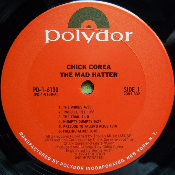 Chick Corea - The Mad Hatter (LP, Album)