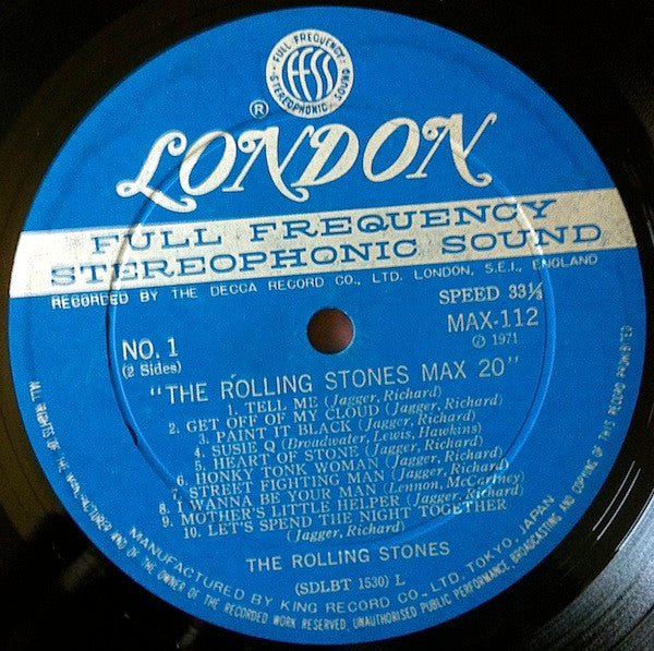 The Rolling Stones - The Rolling Stones Max 20 (LP, Comp, Gat)
