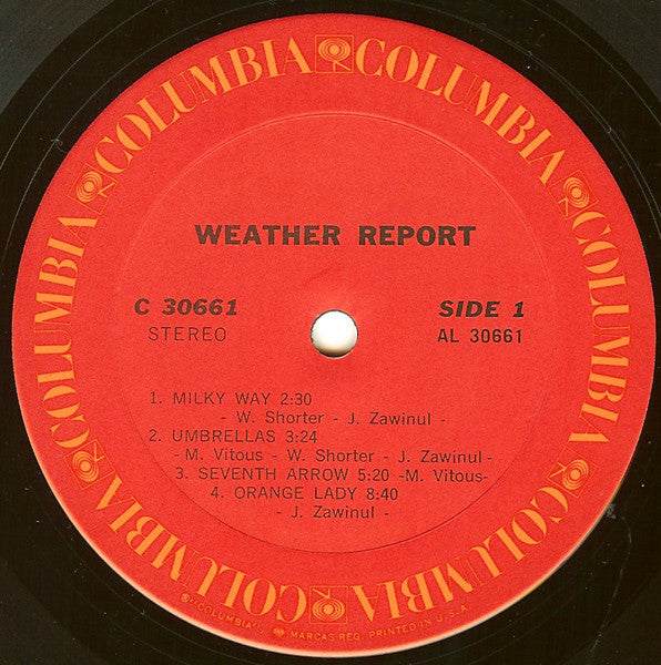 Weather Report - Weather Report (LP, Album, Pit)