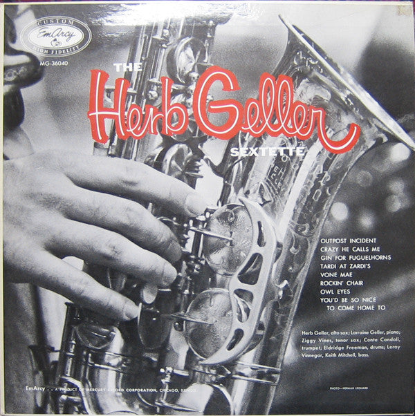 The Herb Geller Sextette* - The Herb Geller Sextette (LP, Album, RE)