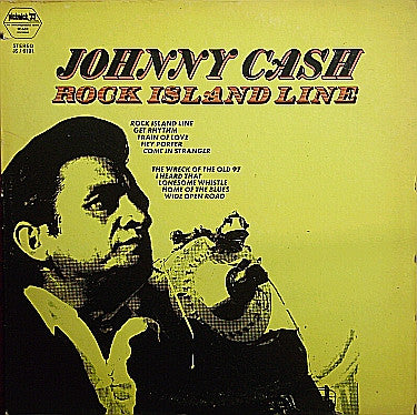 Johnny Cash - Rock Island Line (LP, Comp, RE)